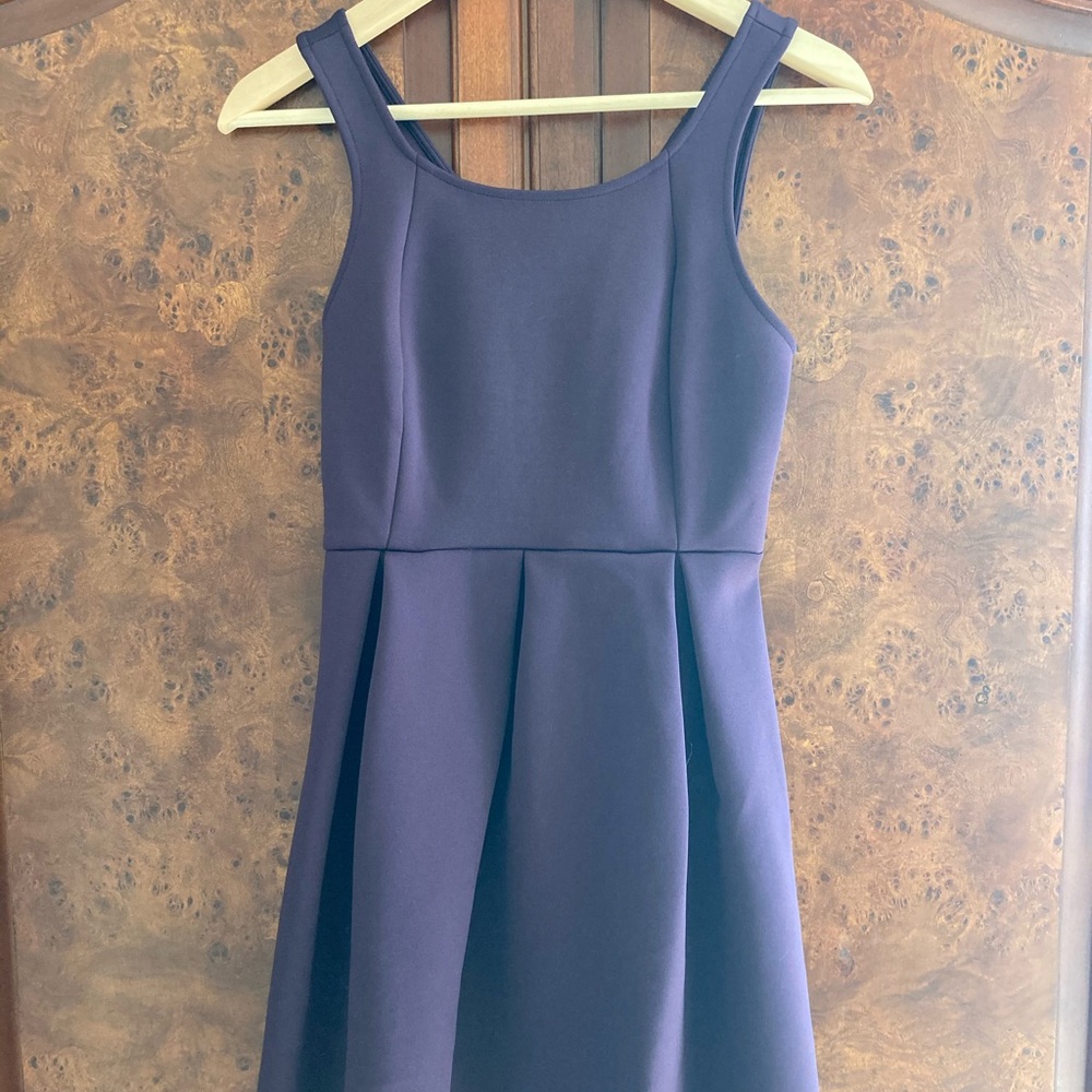 Purple short dress